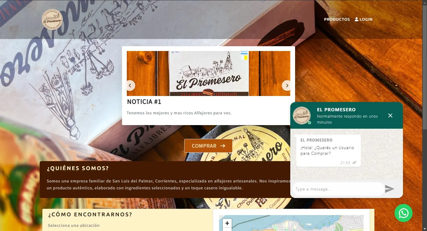 Captura de pantalla del proyecto /projects/elpromeserobackground.webp